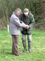 Picture: Learning to fly fish for trout
